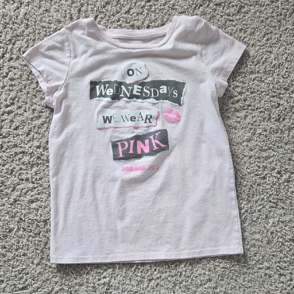 BOGO Pink Graphic Kids T-Shirt Youth Xl Girls Mean